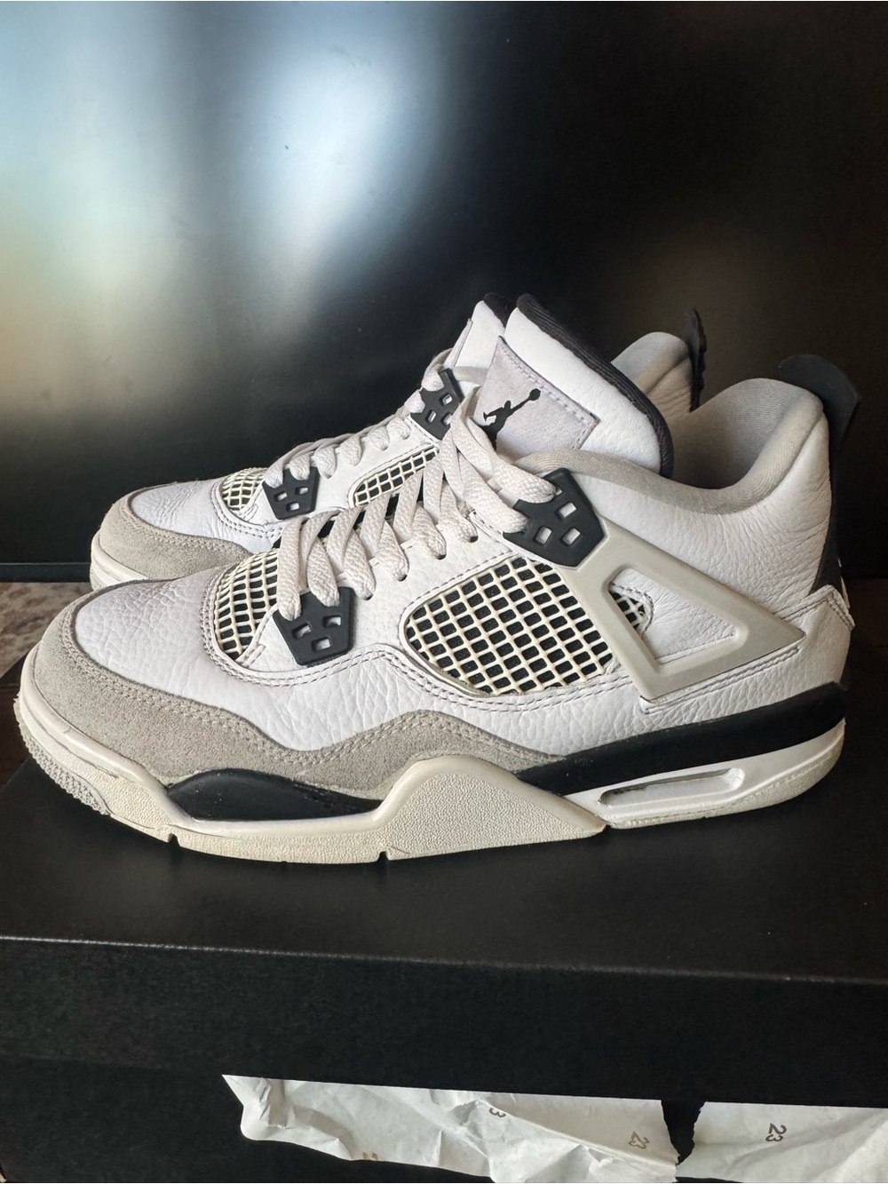 Air Jordan 4 "Military Black" sneakers